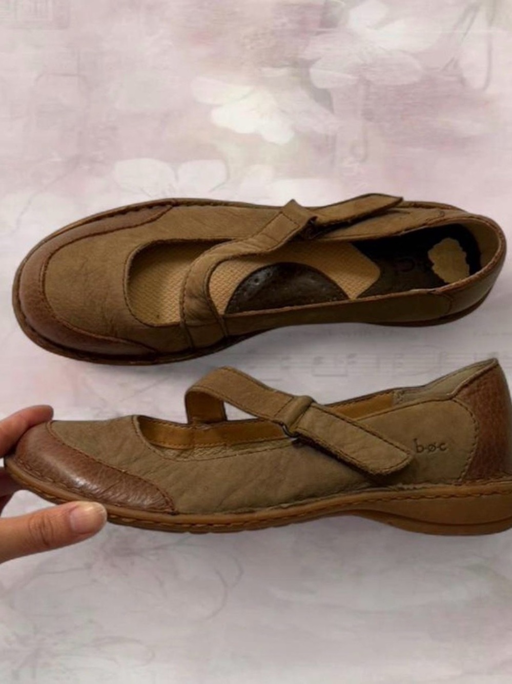 B.O.C Born Concept Casual Mary Jane Comfort Shoes in Brown
